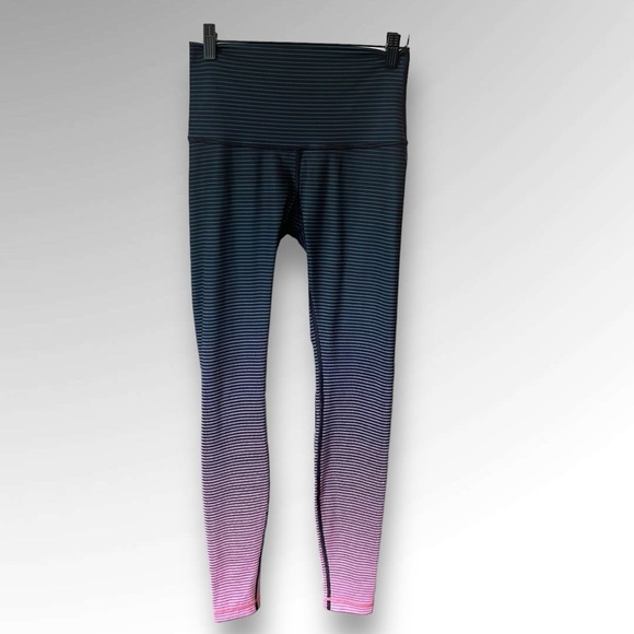 Lululemon Wunder Under Pant Double Gradient Yu Yum Pink Alberta Lake